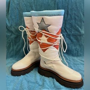 Free People Montrose puffer boots.